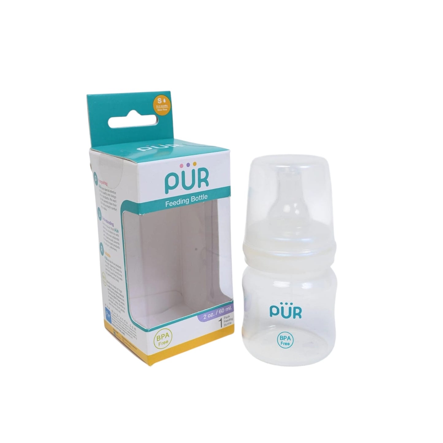 PUR 60ML Feeding Bottle