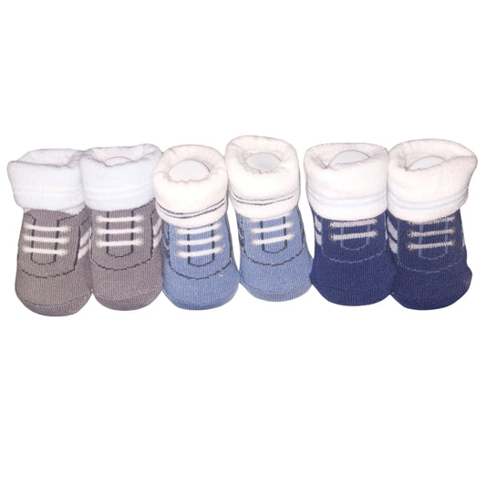 Blue Article Socks Pack Of 3