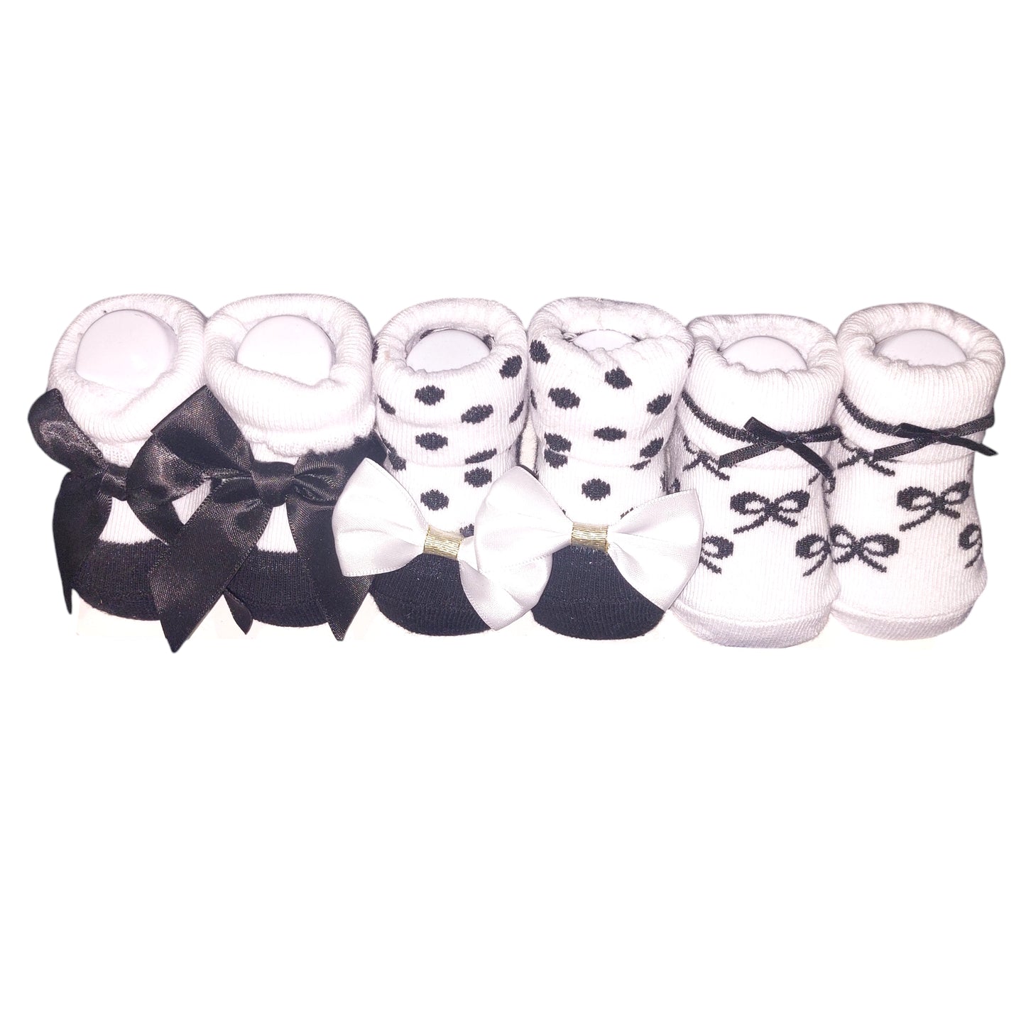 Black and White Socks Pack Of 3