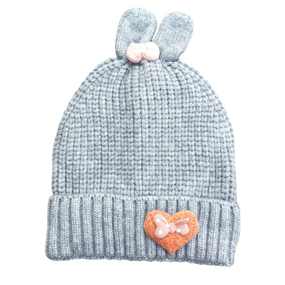 Winter Baby Cap Soft Rabbit Wool