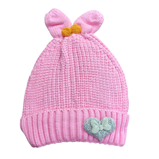 Winter Baby Cap Soft Rabbit Wool