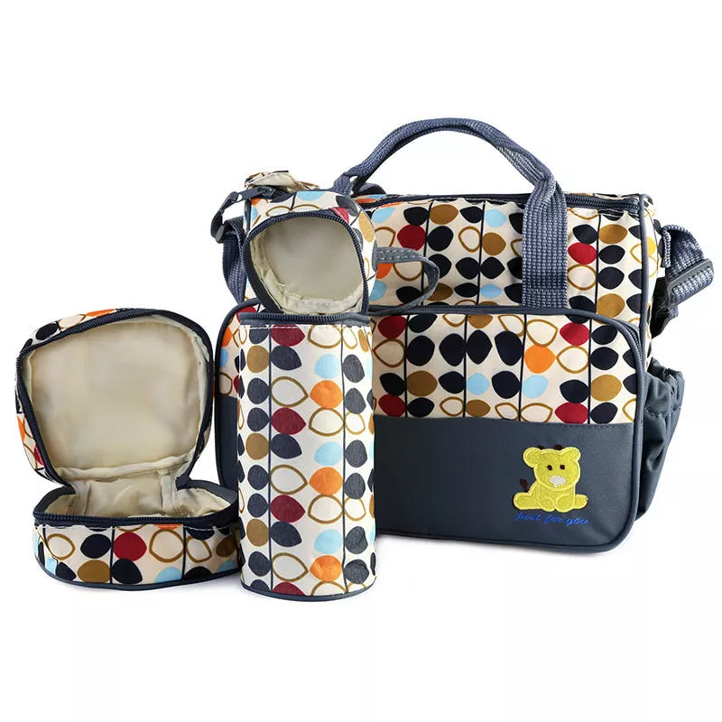 Baby Diaper Bag 5 Piece Imported Set